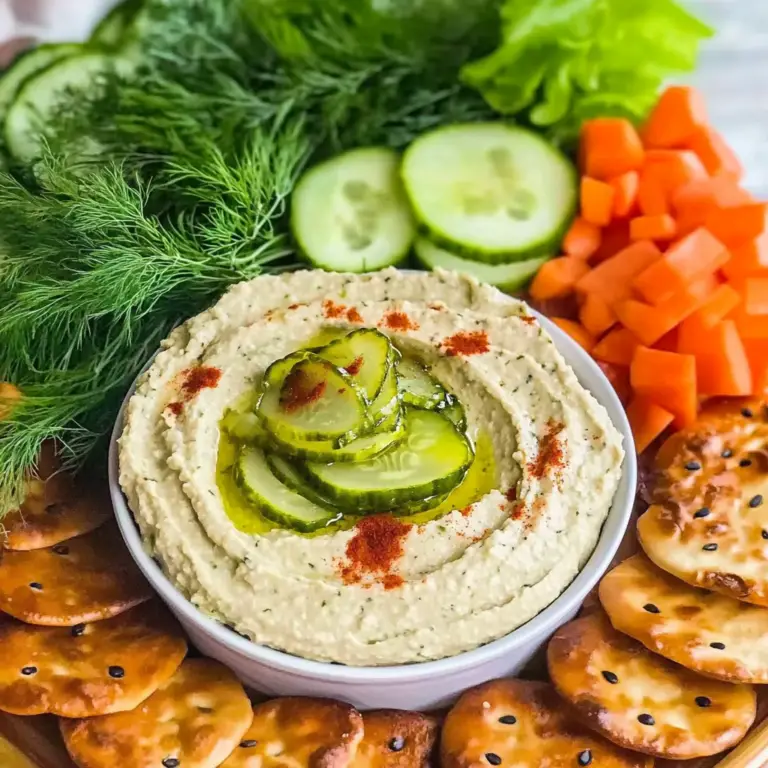 Dill Pickle Hummus
