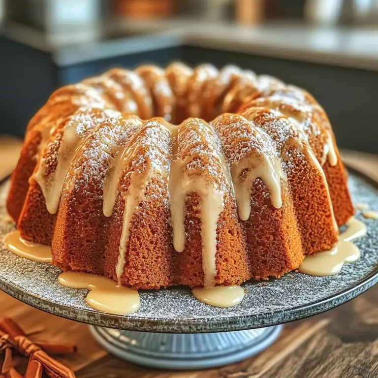 Snickerdoodle Bundt Cake