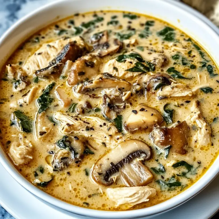 Rotisserie Chicken Mushroom Soup