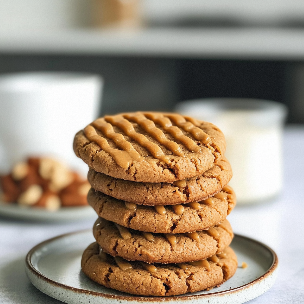 Flourless Peanut Butter Cookies