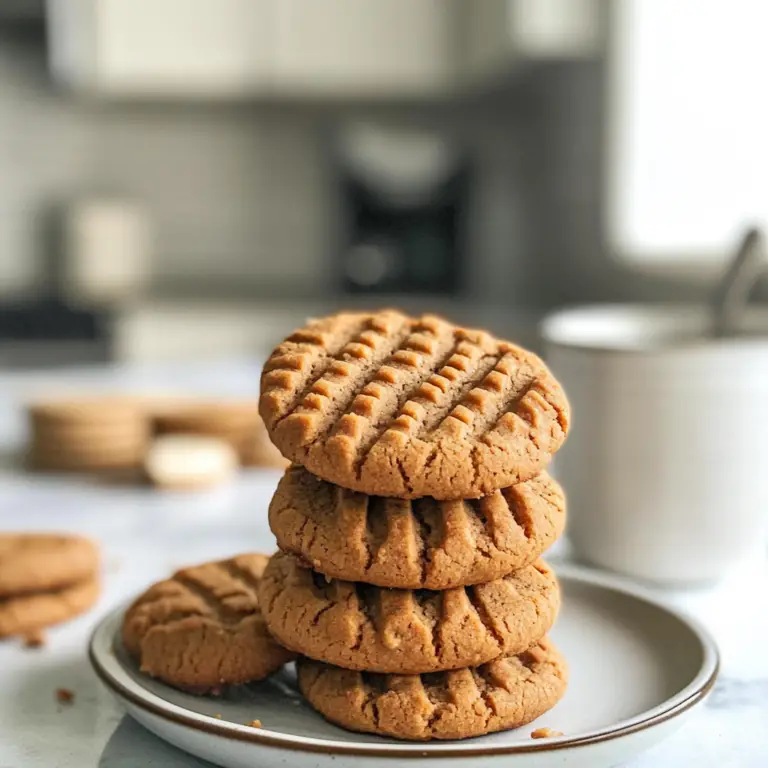 Flourless Peanut Butter Cookies