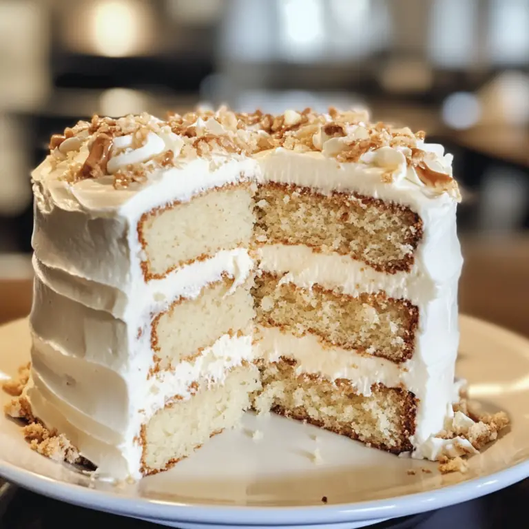 White German Chocolate Cake