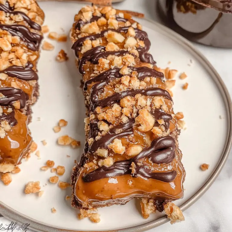 Frozen Banana Snickers