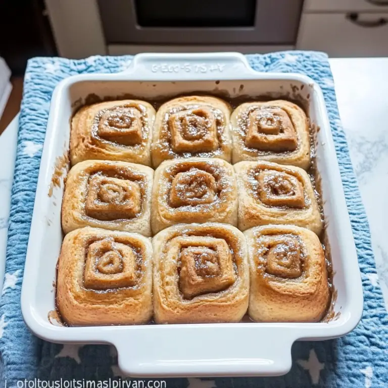 Eggnog Sticky Buns