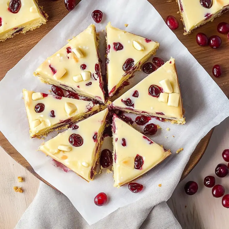 Cranberry Bliss Bars