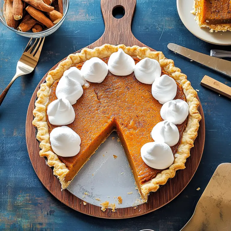 Sweet Potato Pie with Marshmallow