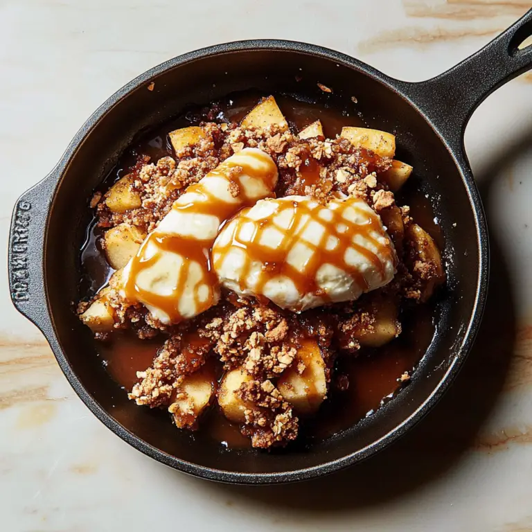 Caramel Apple Crisp