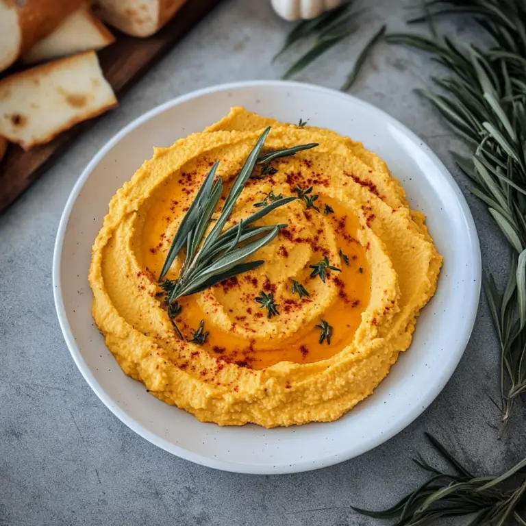 Pumpkin Hummus Platter
