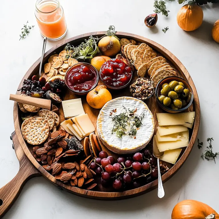 Fall Harvest Cheese Board