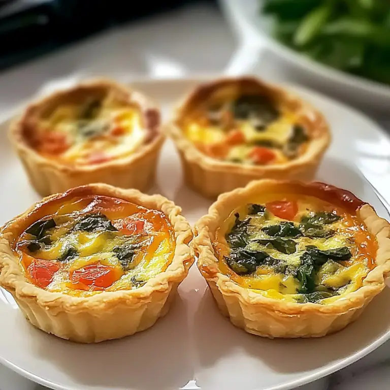Mini Quiche with Spinach