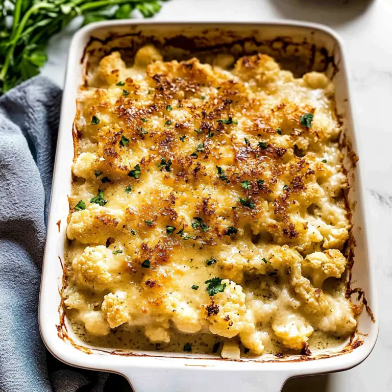 Miso Butter Cauliflower Gratin