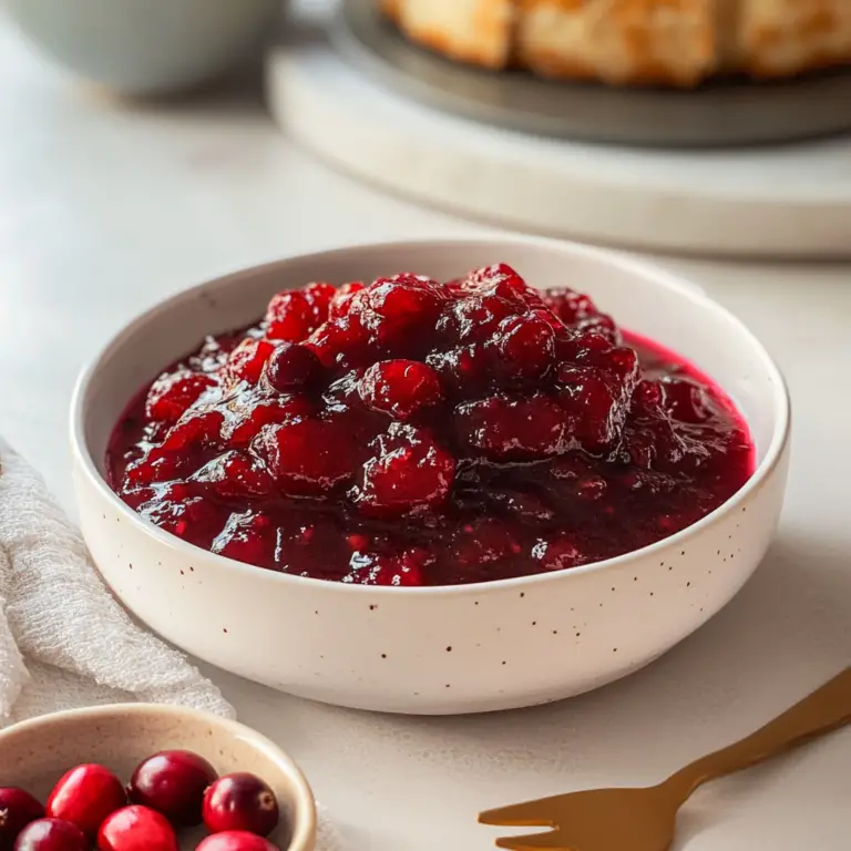 Miso Butter Cranberry Sauce