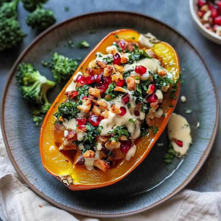 Miso Butter Stuffed Squash