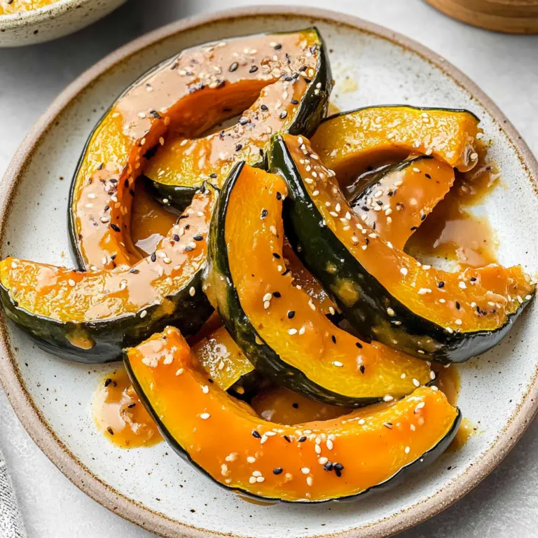 Miso Butter Roasted Kabocha Squash