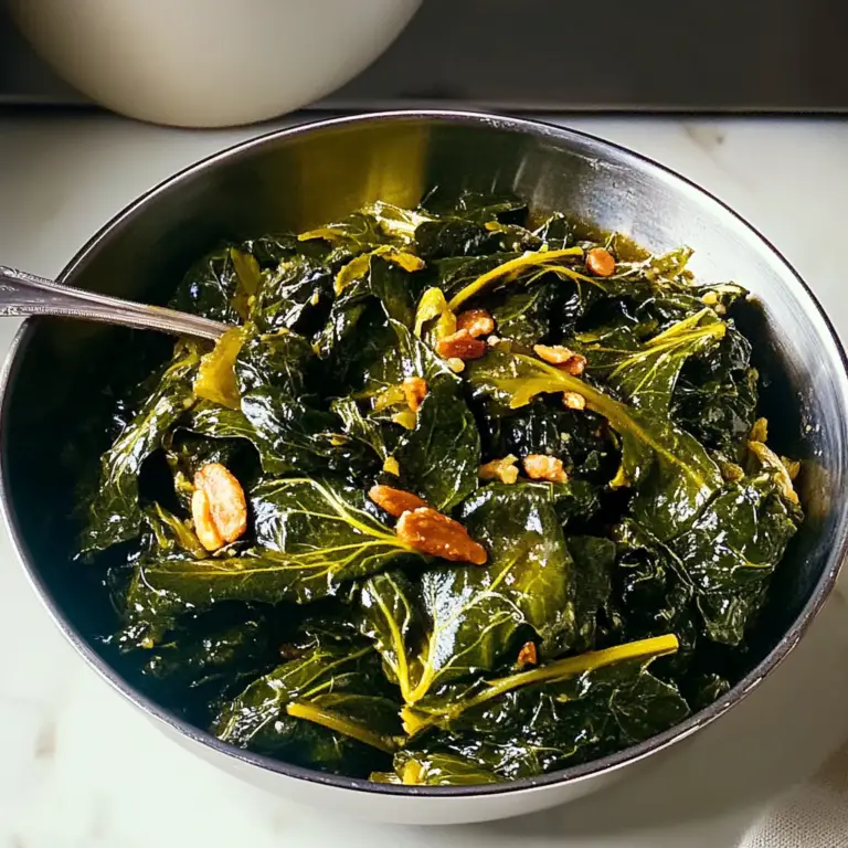 Miso Butter Collard Greens