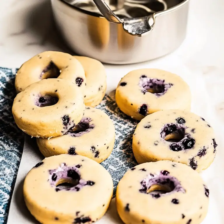 Blueberry Cake Donuts