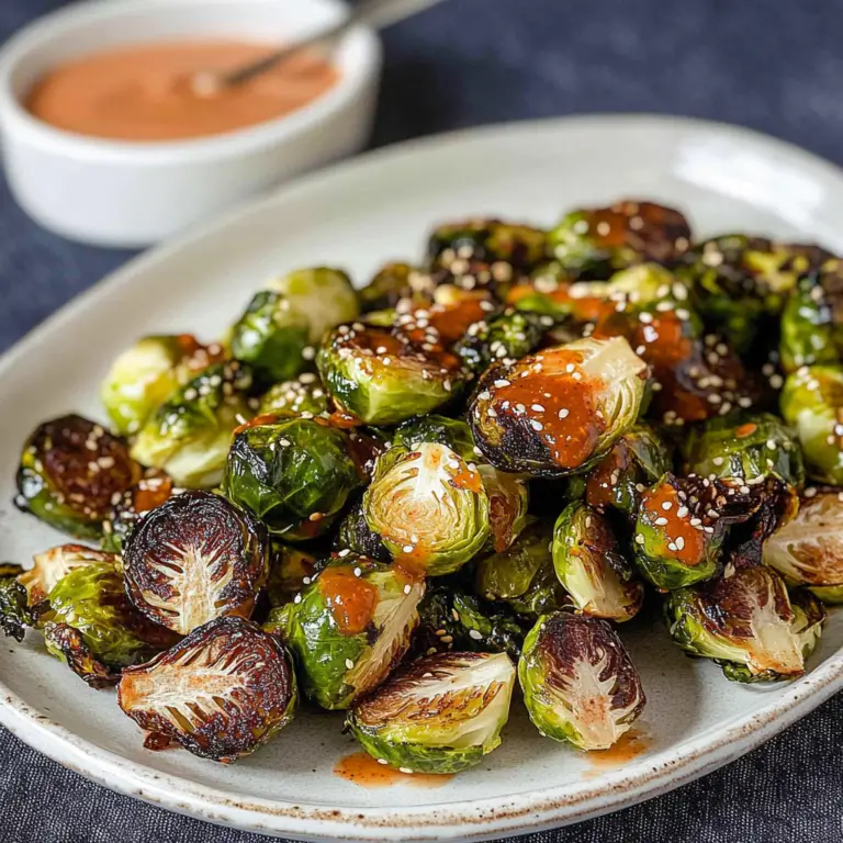 Gochujang Sumac Brussels Sprouts