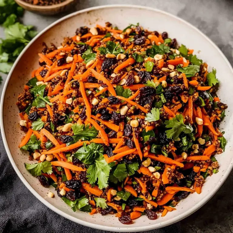 Ginger Spice Carrot Raisin Salad