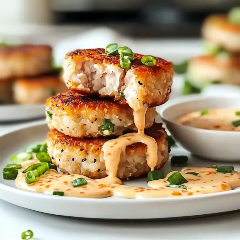 Asian-Style Tuna Cakes with Spicy Mayo