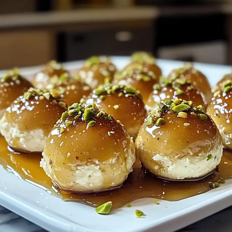 Ricotta Pistachio Honey Bites