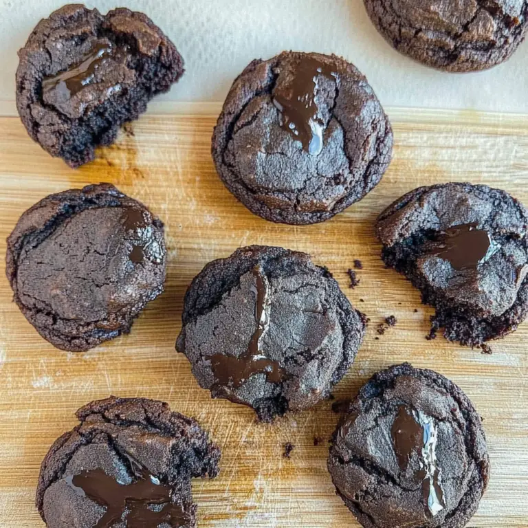 Dark Chocolate Brown Sugar Cookies