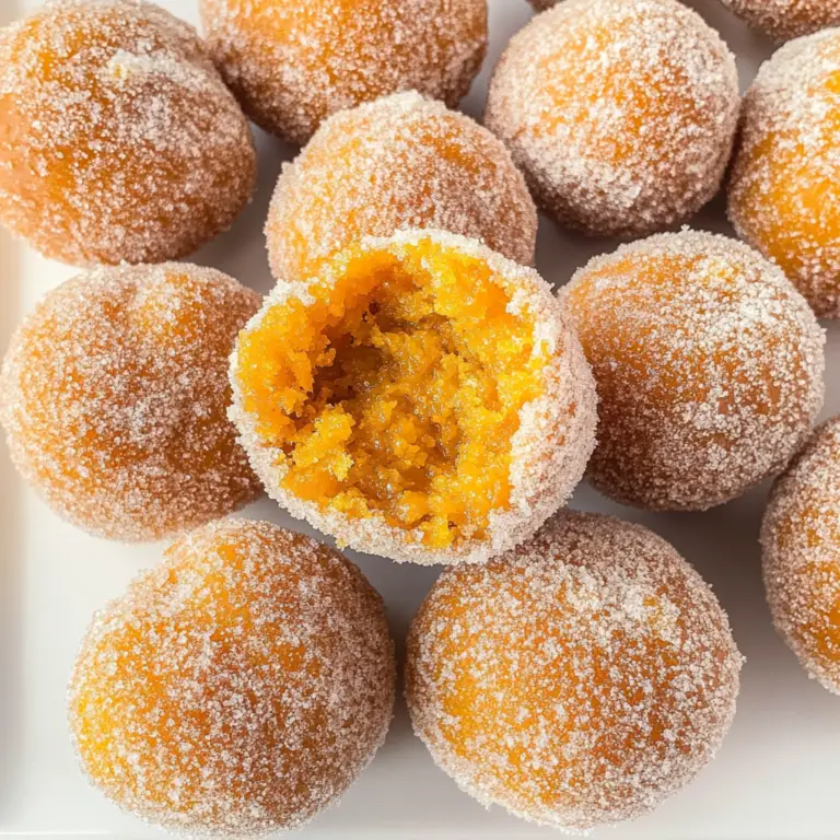 Pumpkin Donut Holes