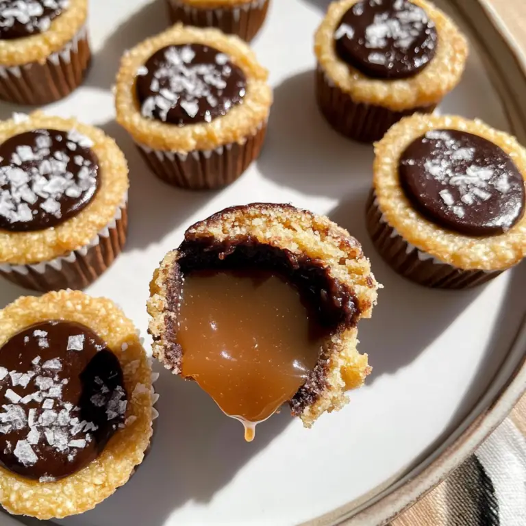 Healthy Twix Cups