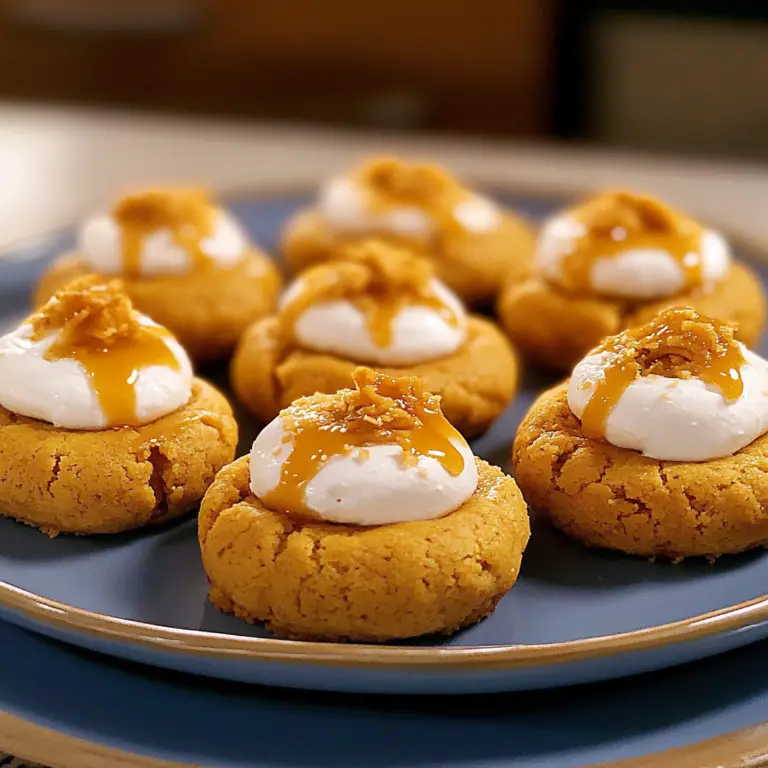 Pumpkin Cheesecake Thumbprints