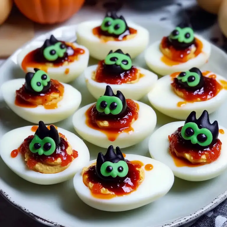 Halloween Deviled Eggs