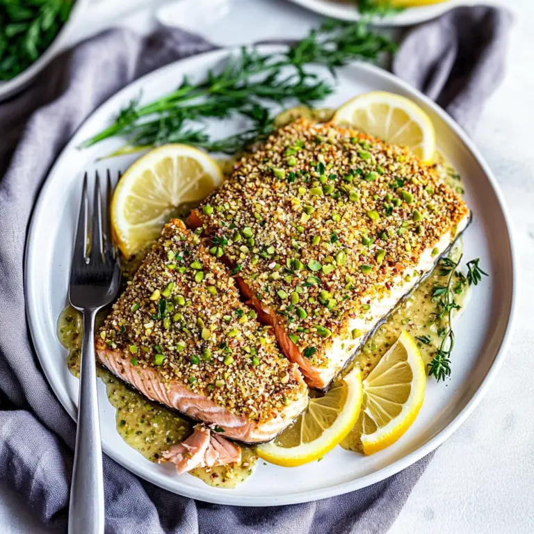 Pistachio Crusted Salmon