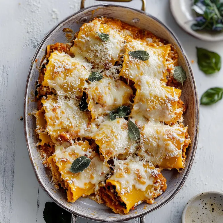 Pumpkin Lasagna Roll Ups