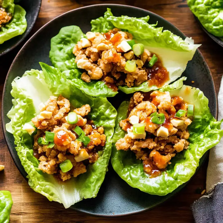 Crispy Karaage Lettuce Cups