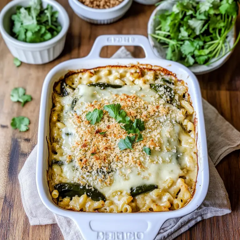Roasted Poblano Mac and Cheese