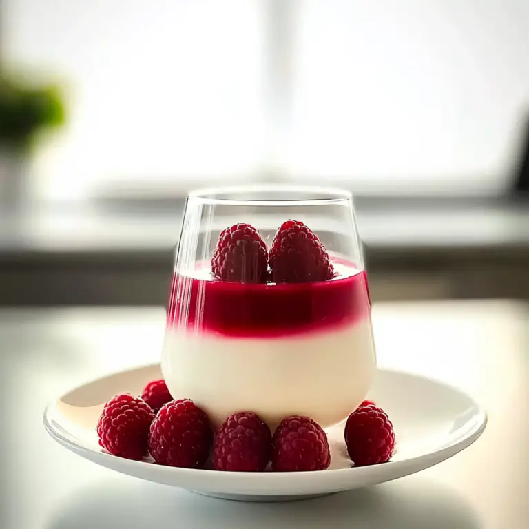 Raspberry Milk Jelly Panna Cotta