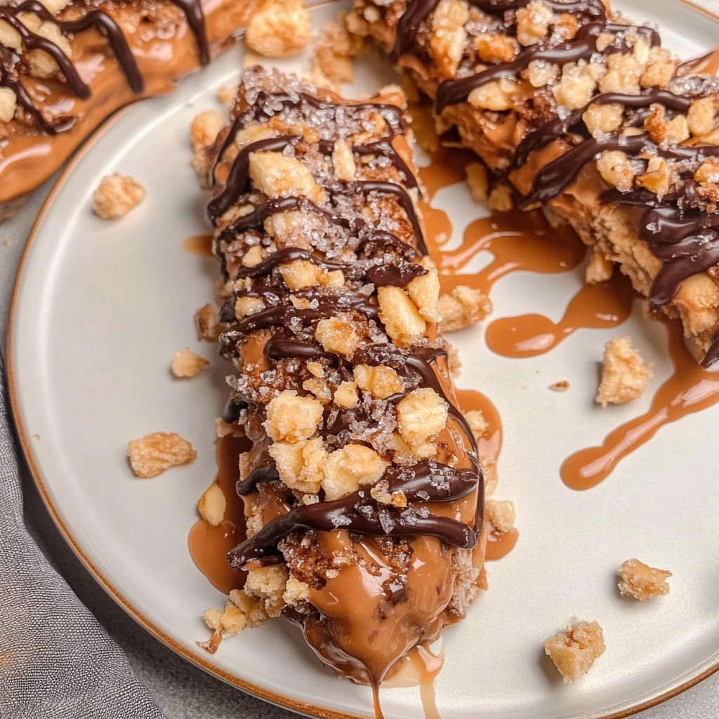 Frozen Banana Snickers