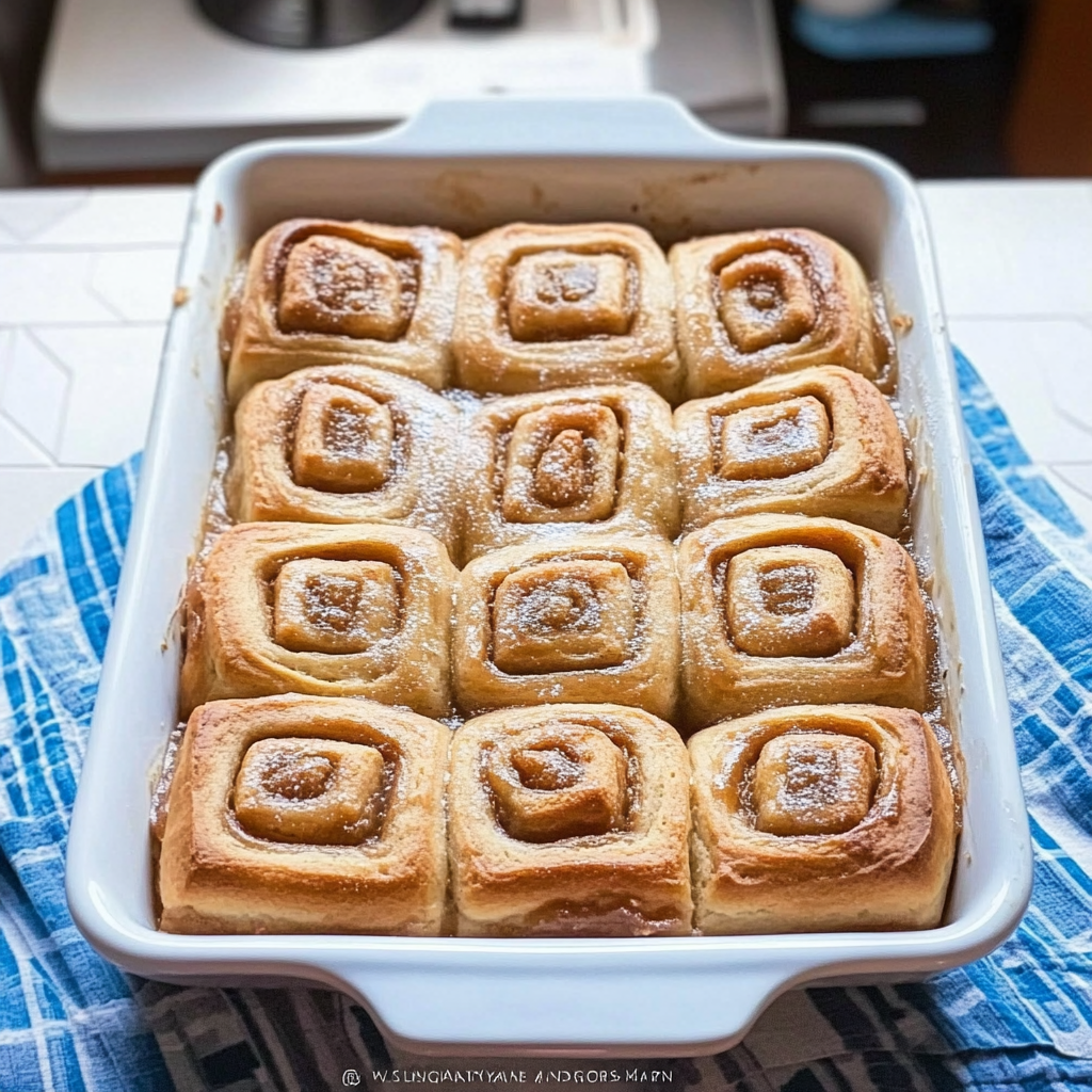 Eggnog Sticky Buns
