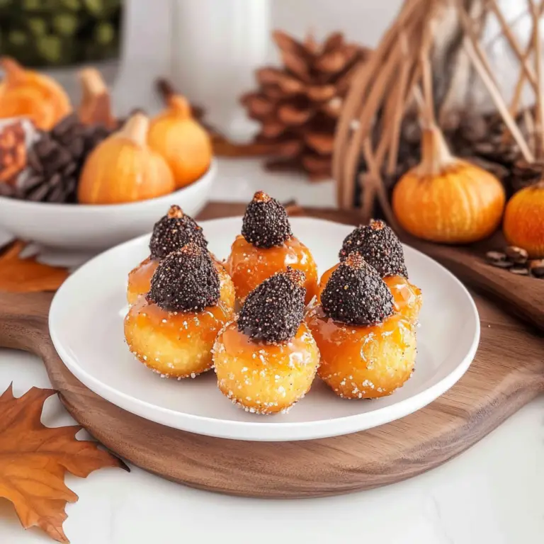 Acorn Donut Holes