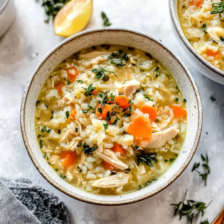 Instant Pot Chicken & Rice Soup