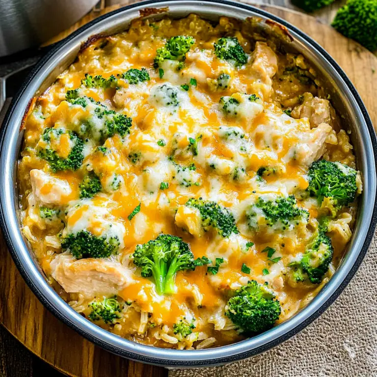 Instant Pot Broccoli Cheese Chicken Casserole