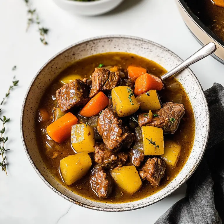 Apple Cider Beef Stew