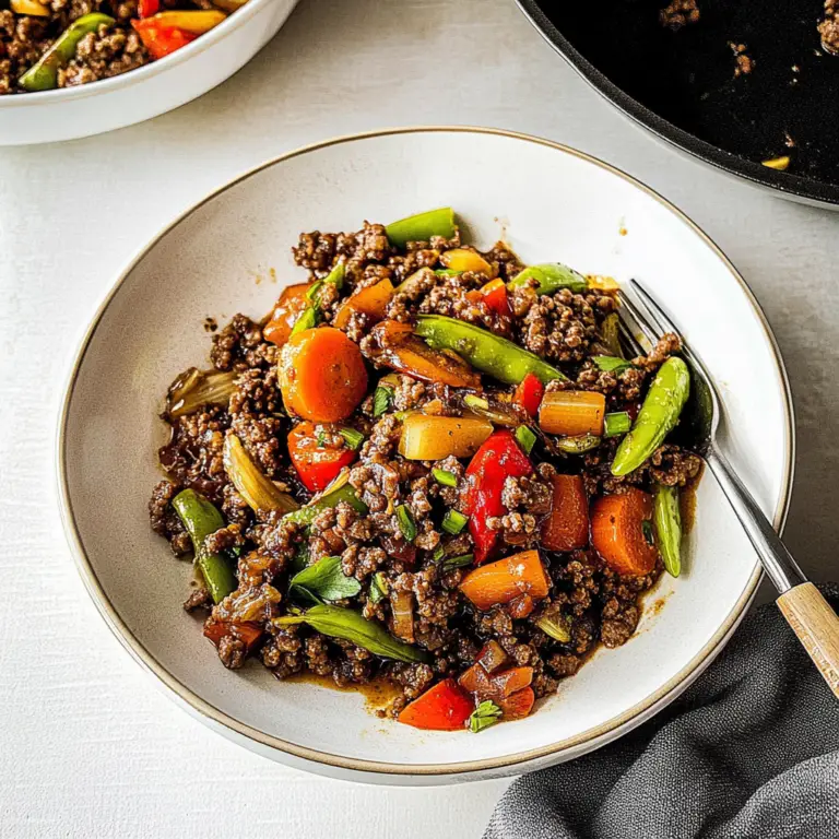 Ground Beef with Vegetables