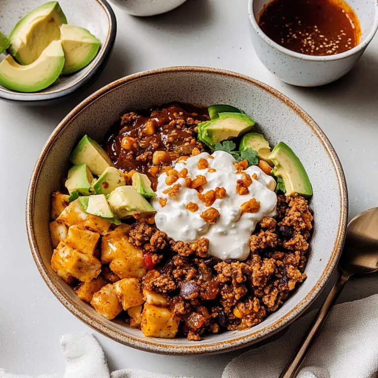 Cottage Cheese Taco Bowl