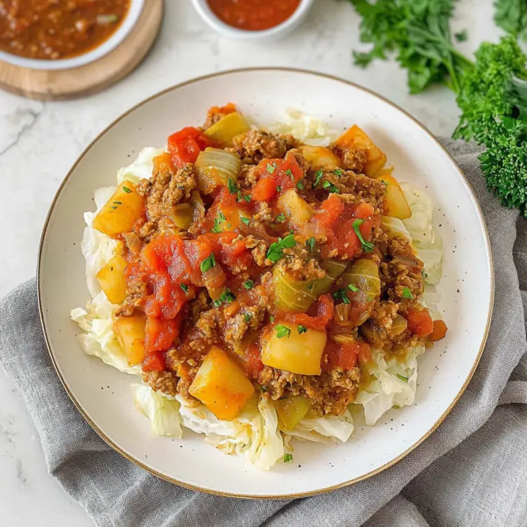 Unstuffed Cabbage Rolls