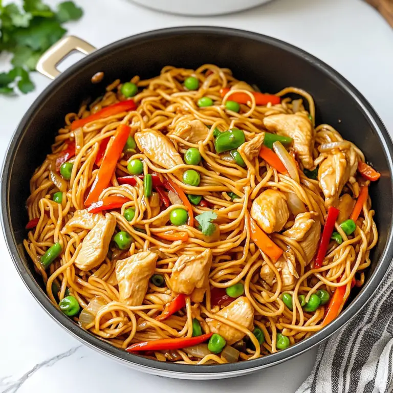 Crockpot Chicken Lo Mein