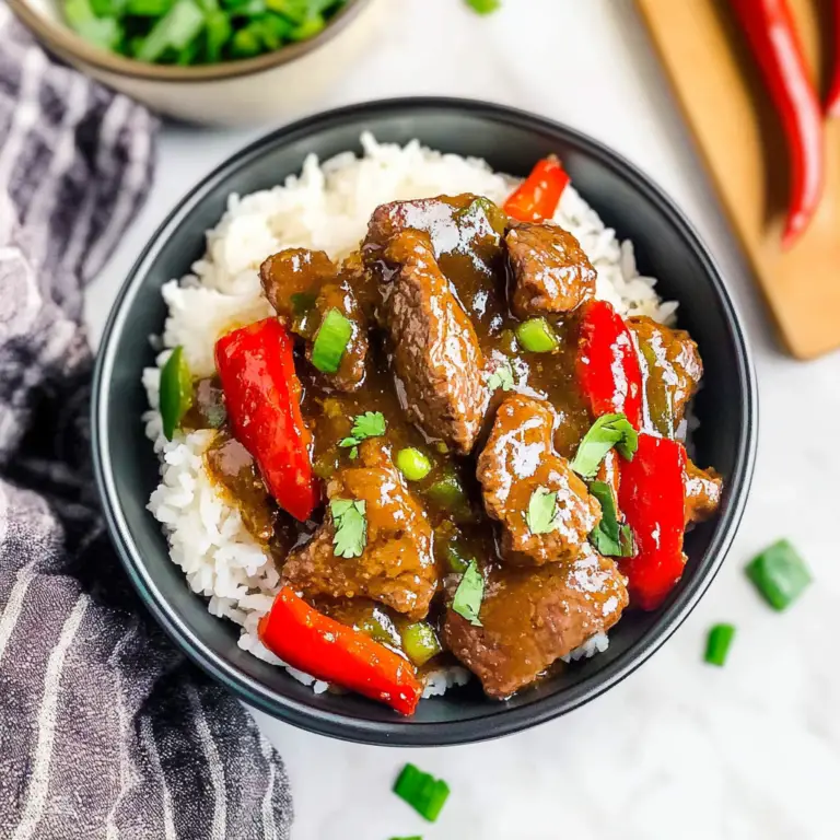 Crock Pot Pepper Steak