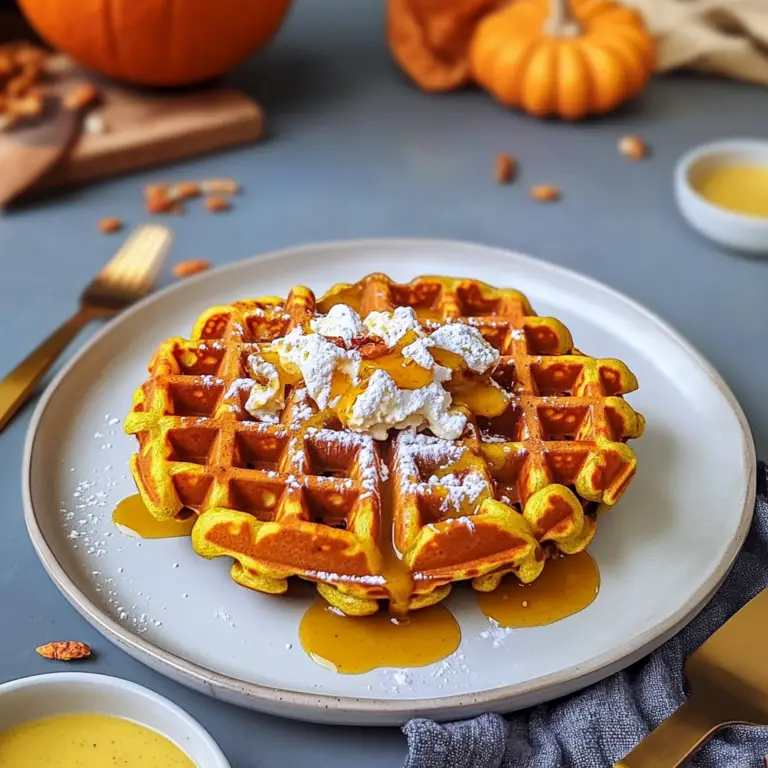 Pumpkin Waffles