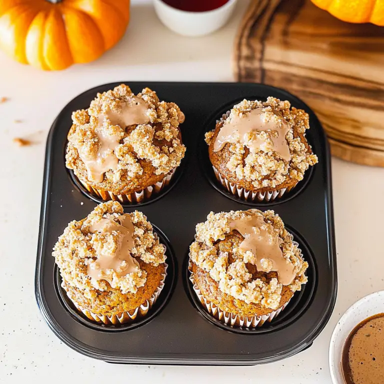 Apple Pumpkin Streusel Muffins