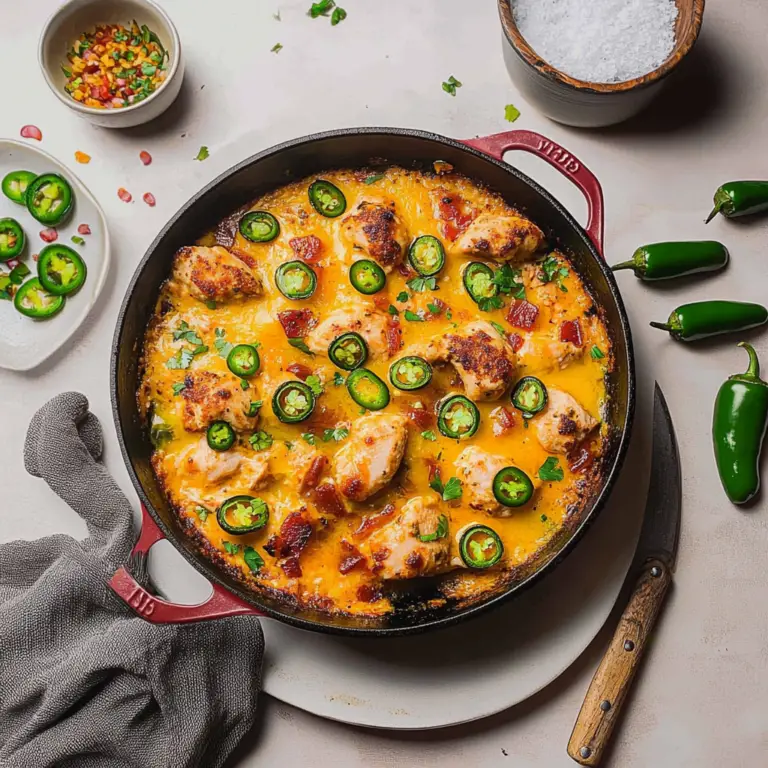 Jalapeño Popper Chicken Skillet