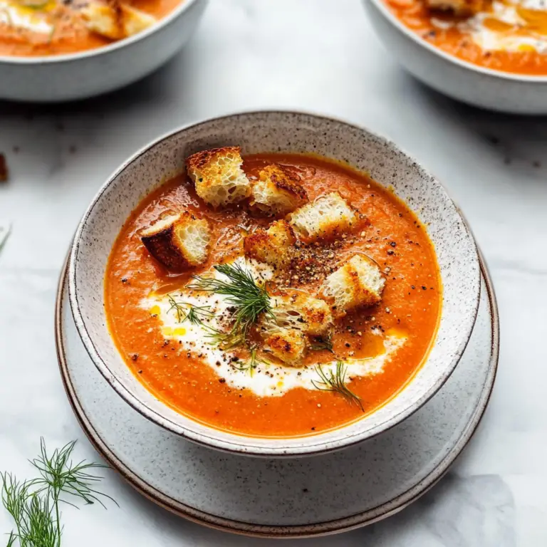 Roasted Tomato and Fennel Soup