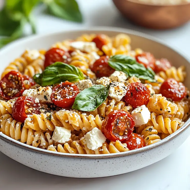 Baked Feta Pasta with Cherry Tomatoes